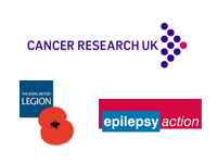 Steadberry make regular charitable donations to The Royal British Legion, Cancer Research UK and British Epilepsy Association